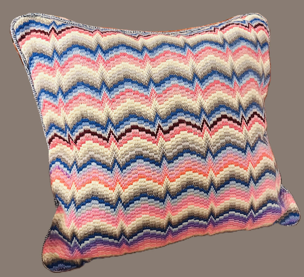 Pink Bargello